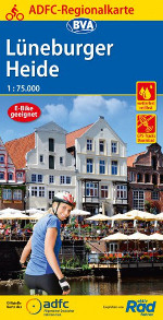 Fahrradkarte Lüneburger Heide ADFC Regionalkarte Coverbild 2021